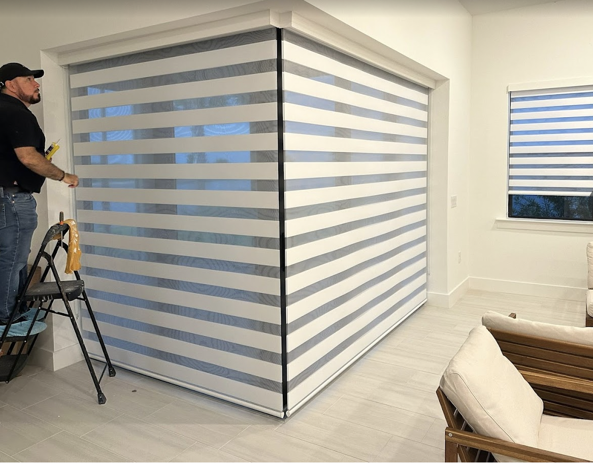 Installation de Zebra Blinds en Miami Fl